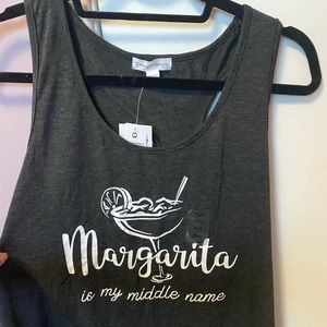 Warehouse One “margarita is my middle name” muscle tee